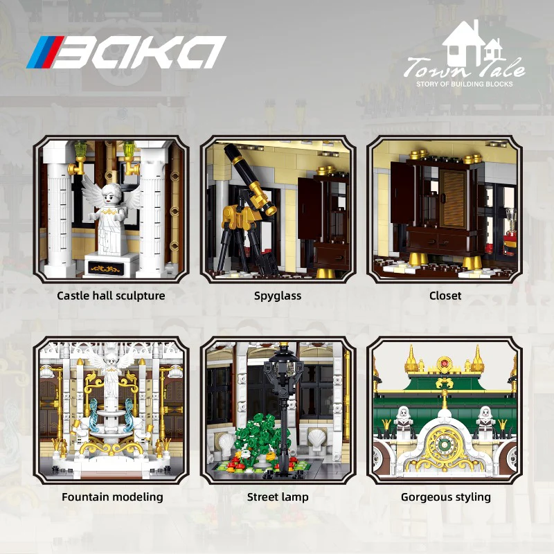 11930 pcs BK 33221 Luxurious Grand Palace - Image 4
