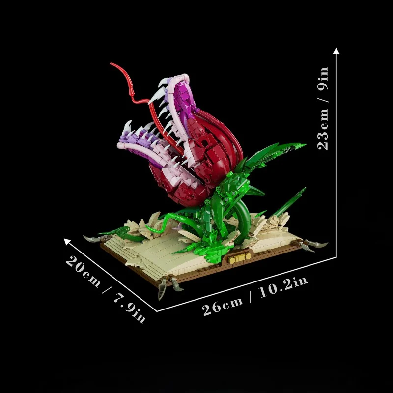 1208pcs KQIBOXXR KQ403 Carnivorous Plant Spellbook - Image 3