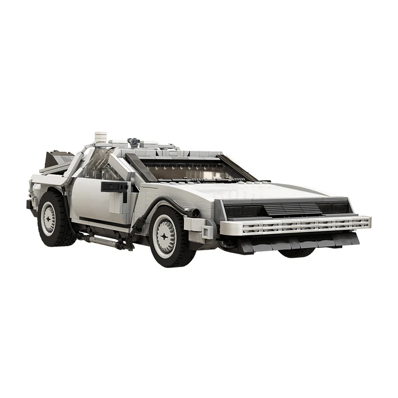 1211pcs MOC Back to the Future(DeLorean Time Machine) - Image 3