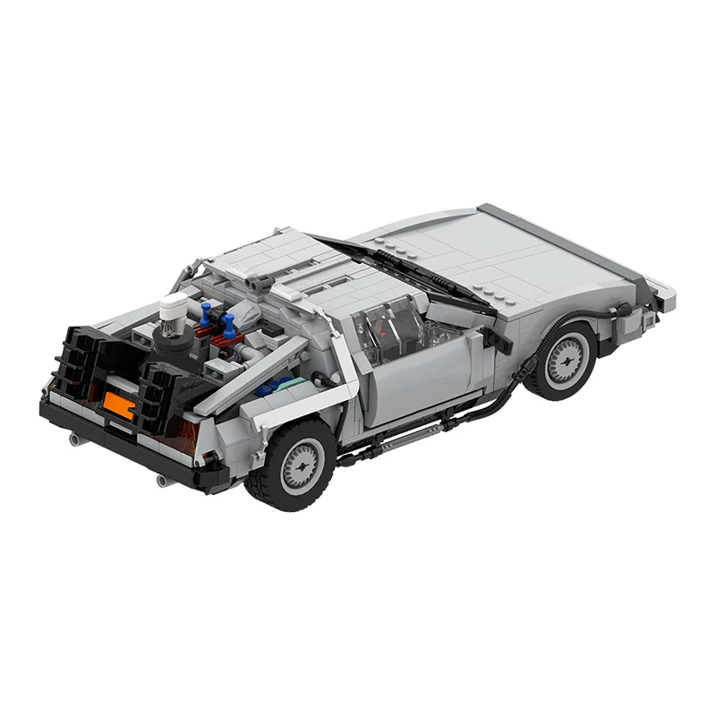 1211pcs MOC Back to the Future(DeLorean Time Machine) - Image 4
