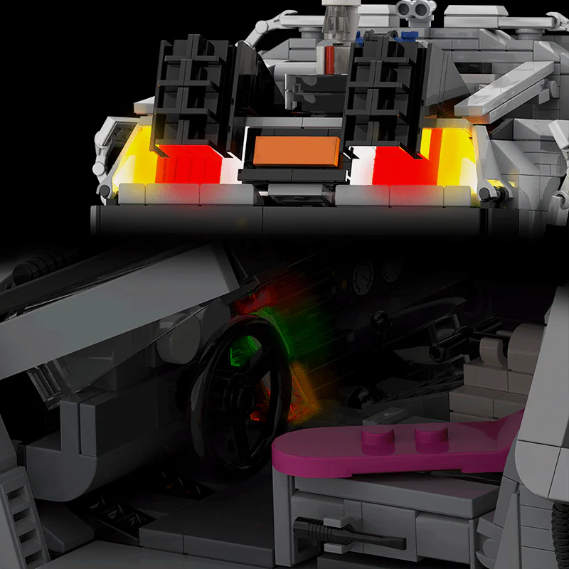 1211pcs MOC Back to the Future(DeLorean Time Machine) - Image 5