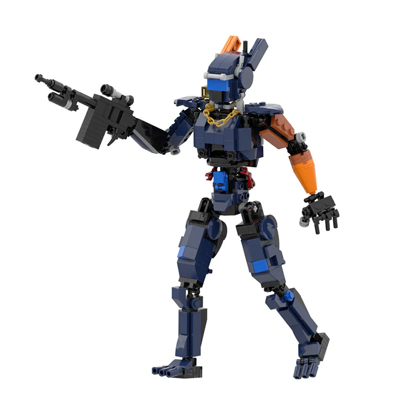 1212pcs MOC Chappie(Chappie and his bike) - Image 6