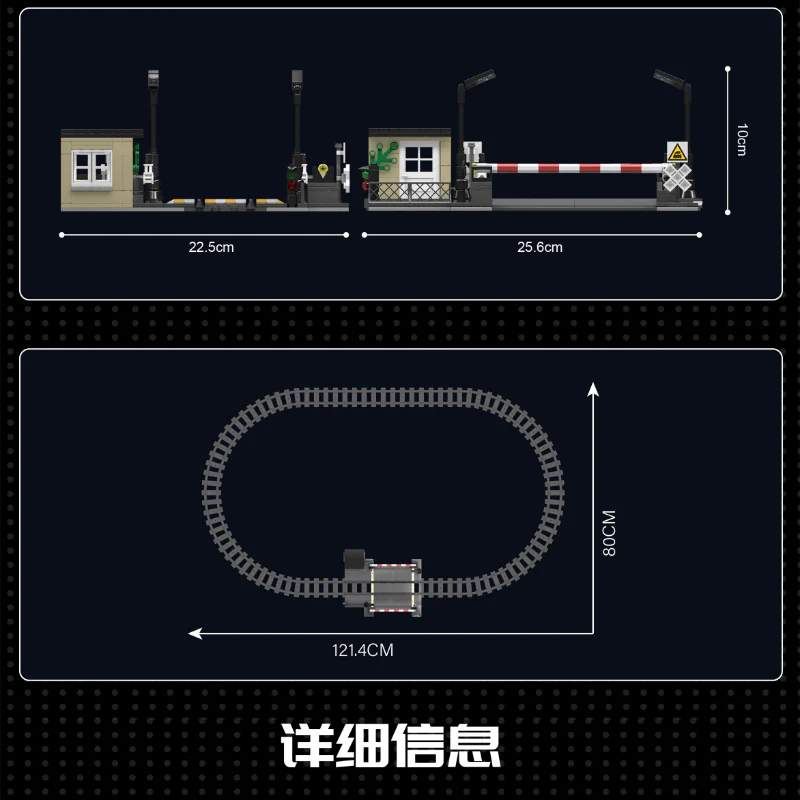 1212PCS MOULDKING 12022 DF4B Diesel Locomotive with RWY Module - Image 5