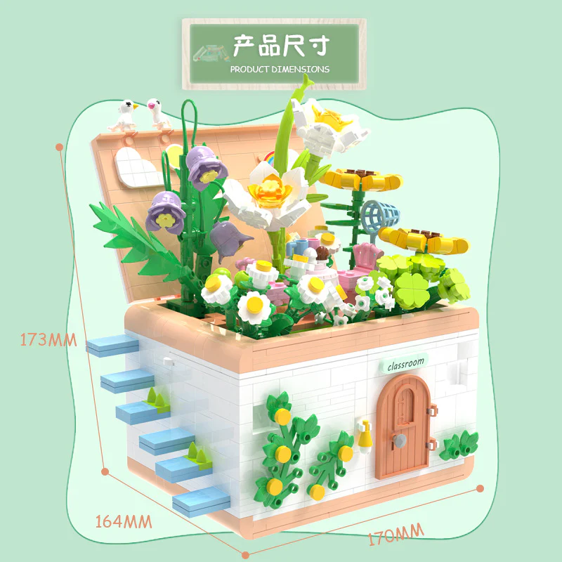 1218pcs ZHEGAO 663016 Garden Of Wisdom - Image 3