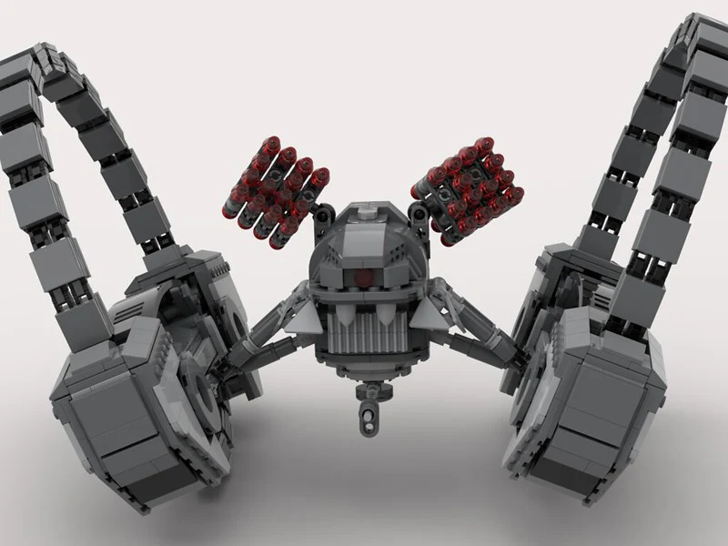 1233PCS MOC-27772 Hailfire Droid - Image 2