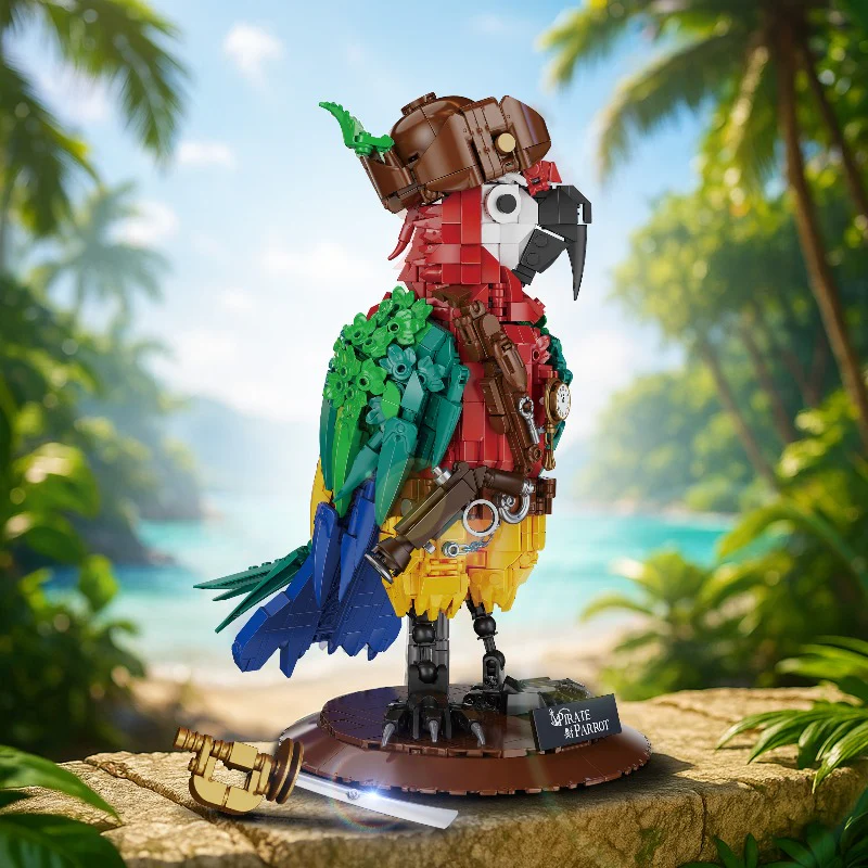 1236pcs MiYoo 33125 Pirate Parrot - Image 3