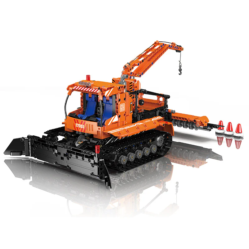 1241 pcs MouldKing 17051 Snowfield Engineering Vehicle - Image 5
