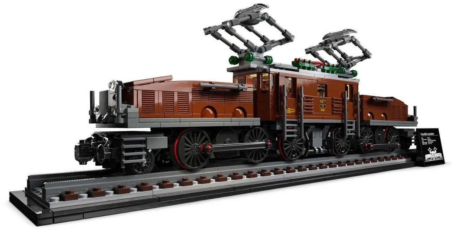 1271pcs KING 40010 Crocodile locomotive 10277 - Image 4