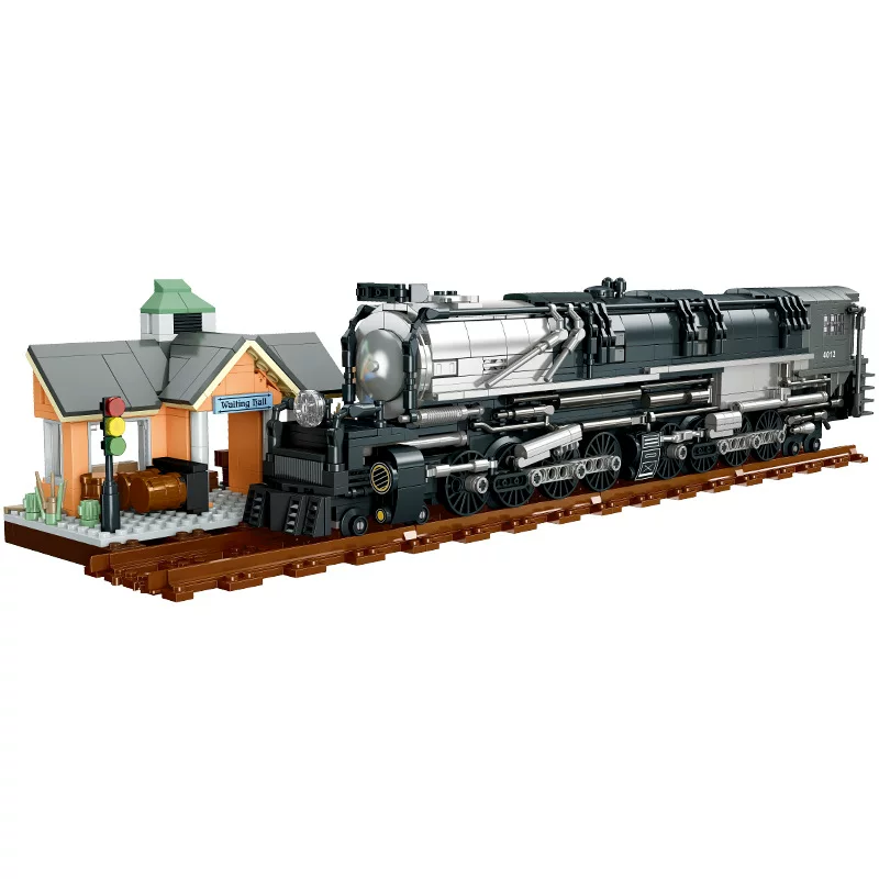 1277pcs JIESTAR Steam Train - Image 5