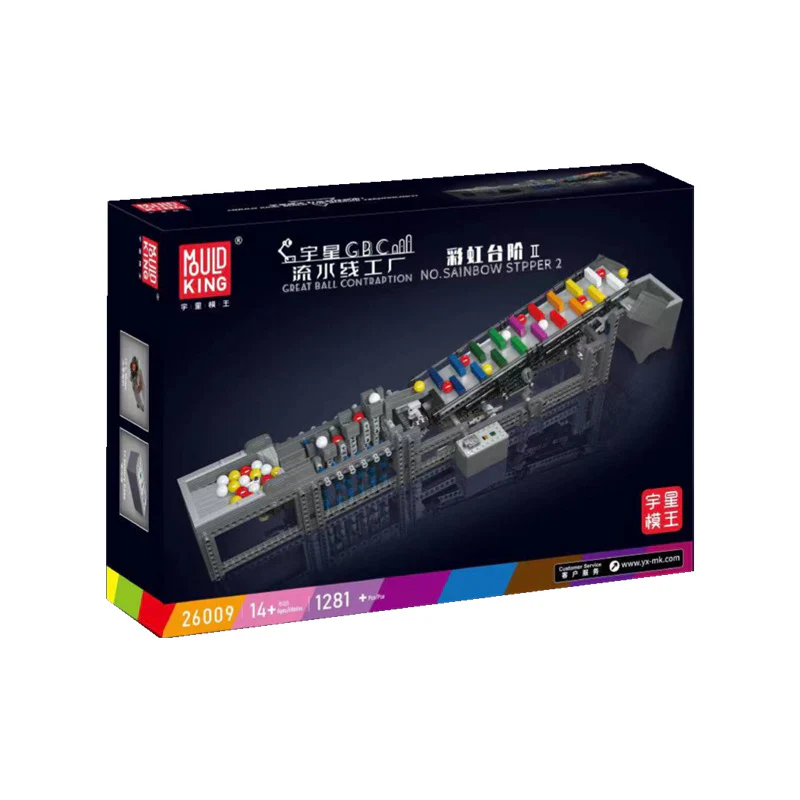 1281PCS MOULDKING 26009 Rainbow Stepper II GBC - Image 5
