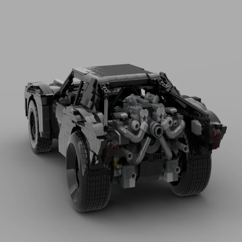 1285pcs MOC-91723 UCS Batmobile 2022 Robert Pattinson Matt Reeves - Image 4