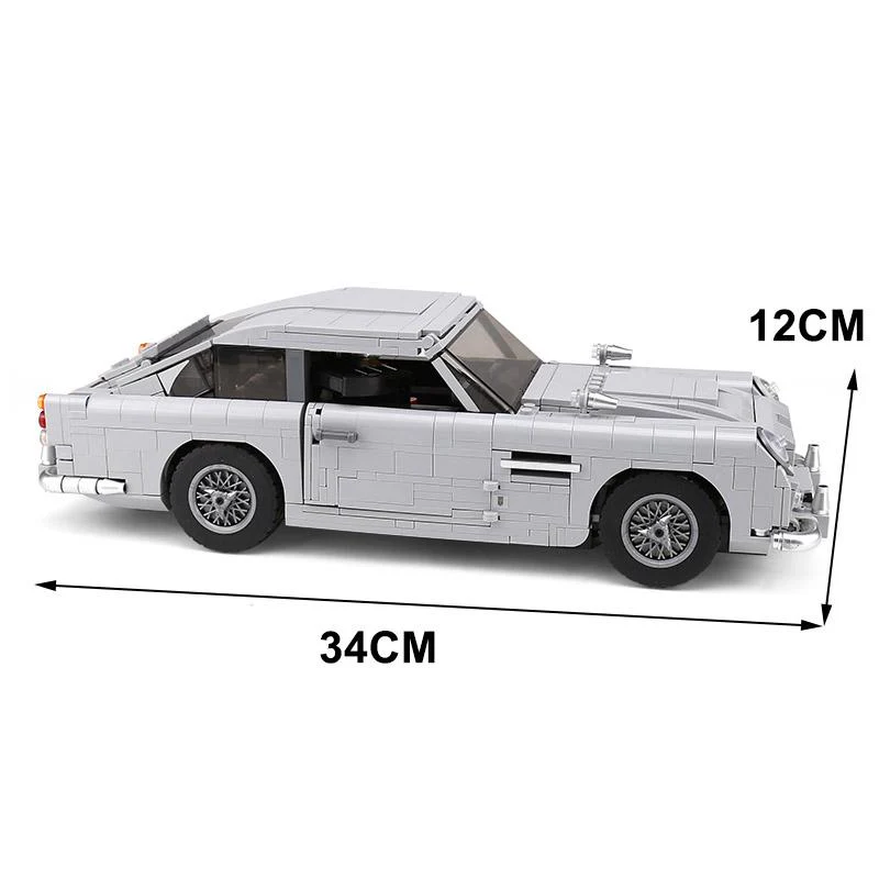 1290pcs 0262 James Bond Aston Martin DB5 - Image 4