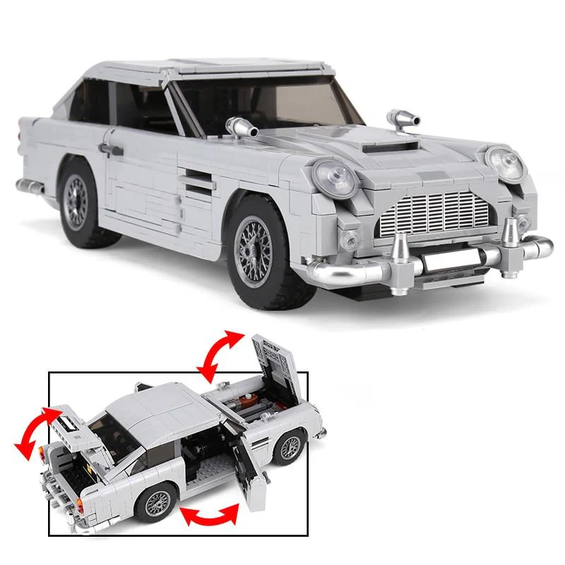 1290pcs 0262 James Bond Aston Martin DB5 - Image 5
