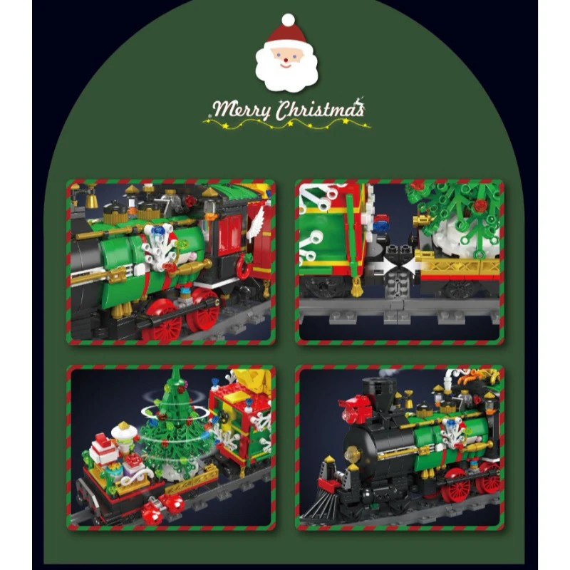 1457PCS Mouldking 12012S Steam electric train - Image 3