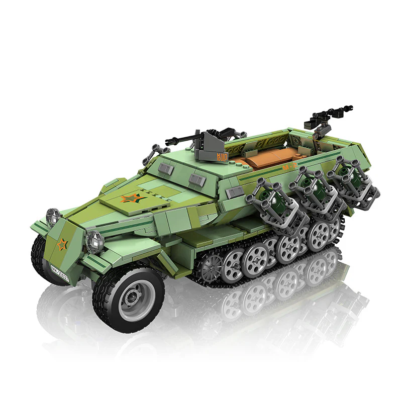 1298 pcs MouldKing 20027 SD.KFZ.251/1 - Image 5