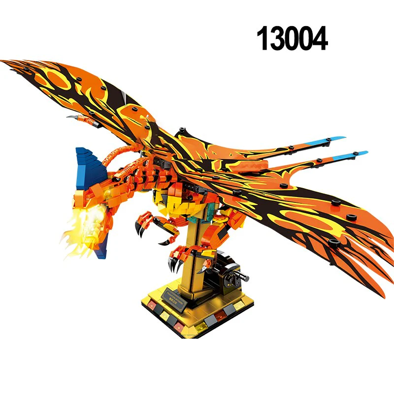 MJi 13003 13004 3005 13006 Puzzle Building Block Dragon Series Figures Creative Collection For Children's Toy - Image 3
