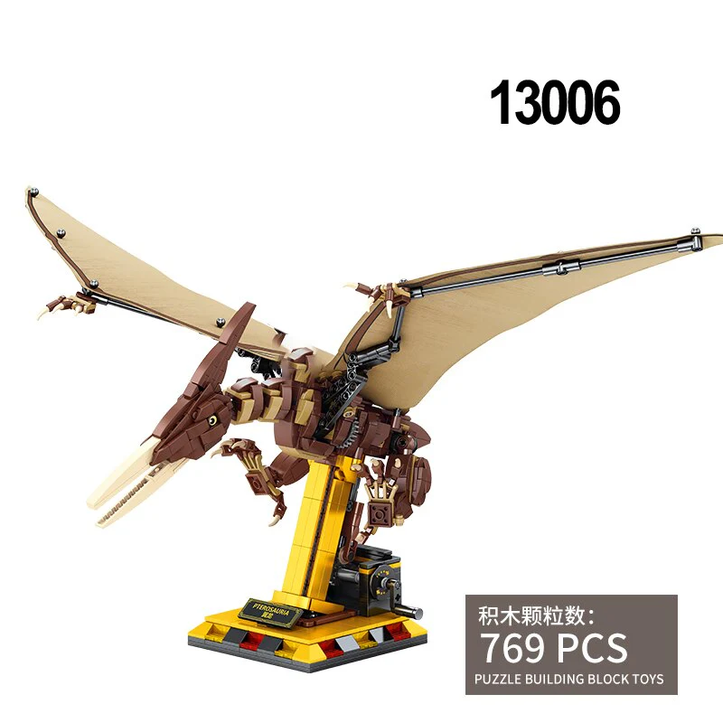MJi 13003 13004 3005 13006 Puzzle Building Block Dragon Series Figures Creative Collection For Children's Toy - Image 5
