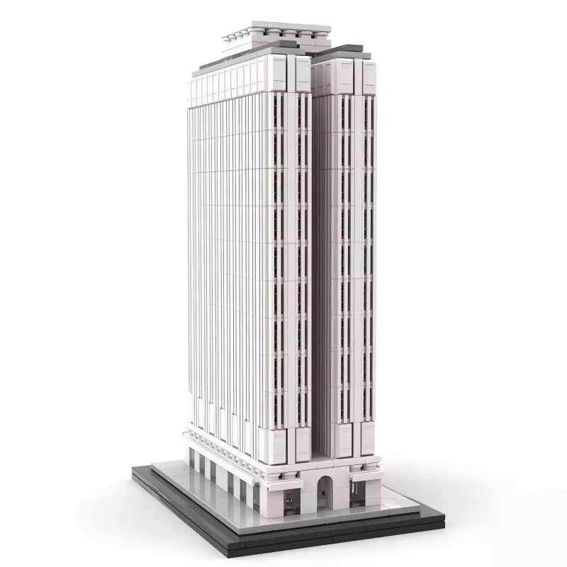 1307pcs MOC-198207 Equitable Building 1:800 - Image 3