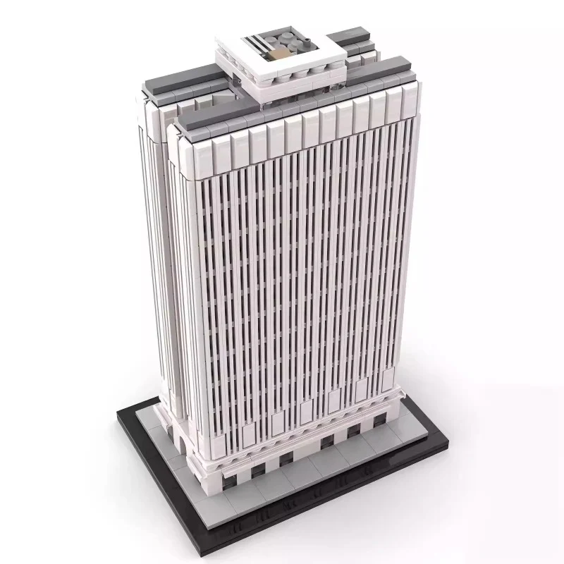 1307pcs MOC-198207 Equitable Building 1:800 - Image 4