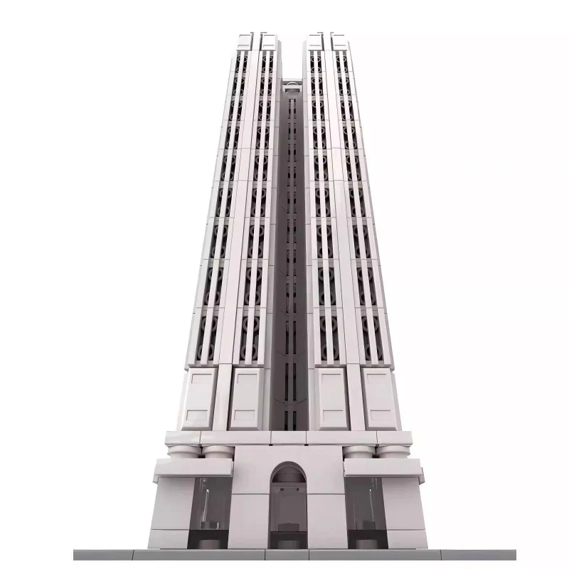 1307pcs MOC-198207 Equitable Building 1:800 - Image 5