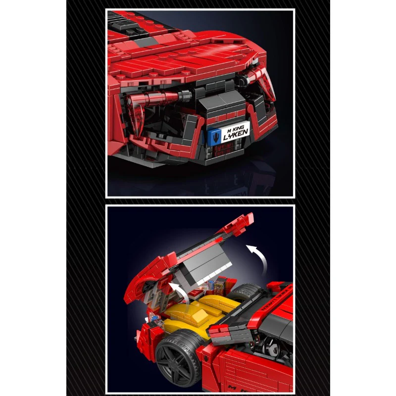 1311 pcs MouldKing 10117 Lykan sports car - Image 3