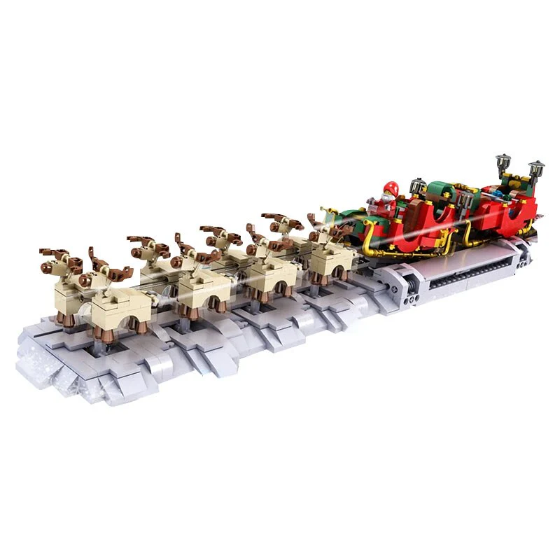 1318PCS Mould King 10015 Christmas Santa Sleigh - Image 5