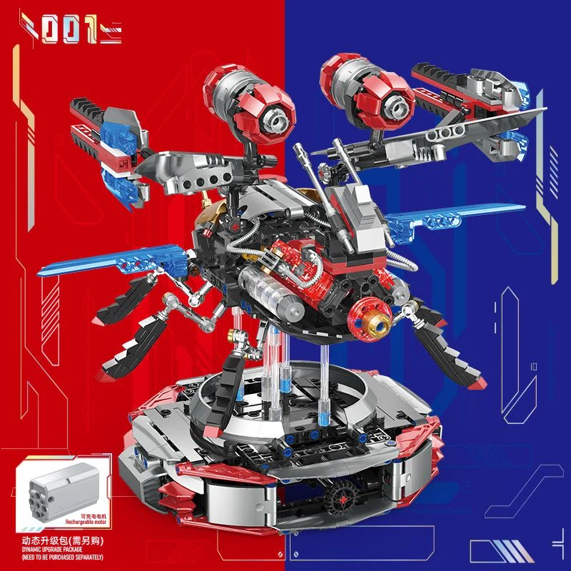 1320 pcs XJD JD048 Flying Warrior - Image 7