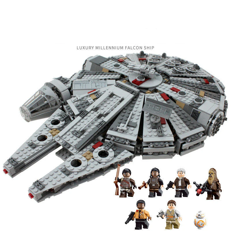 1329pcs  Millennium Falcon 69900 61103 - Image 4