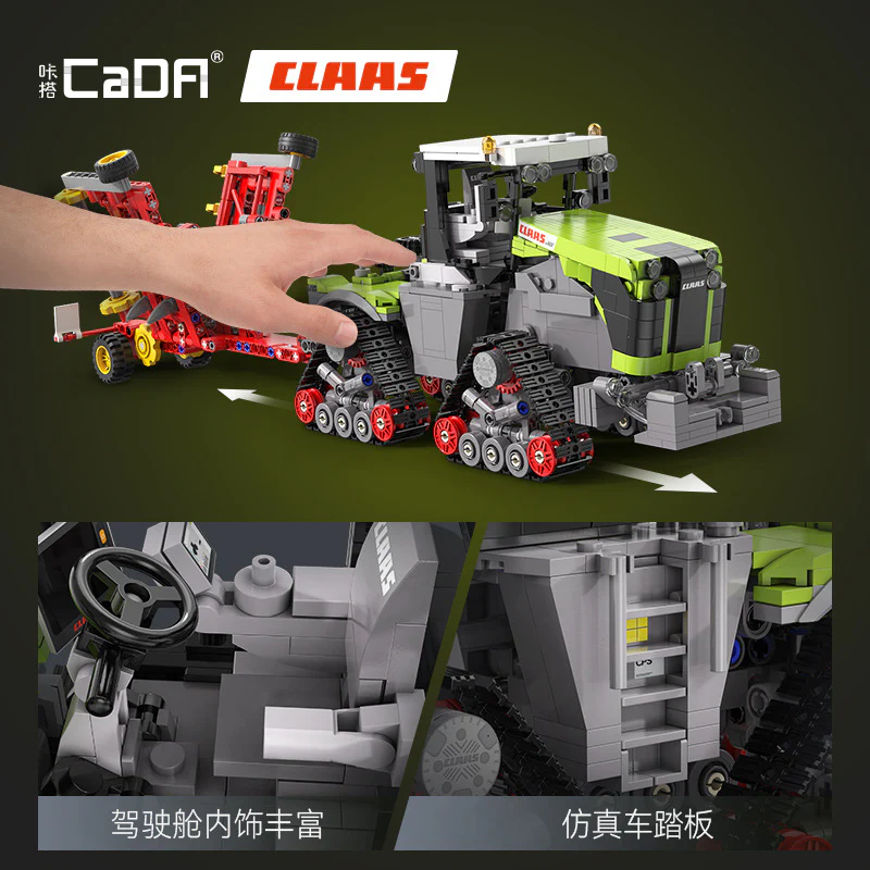 1336pcs C65012 CaDA CLAAS XERION 5000 TRAC TS - Image 10