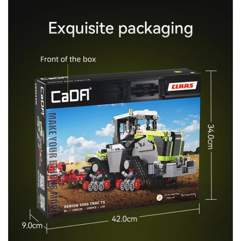 1336pcs C65012 CaDA CLAAS XERION 5000 TRAC TS - Image 12