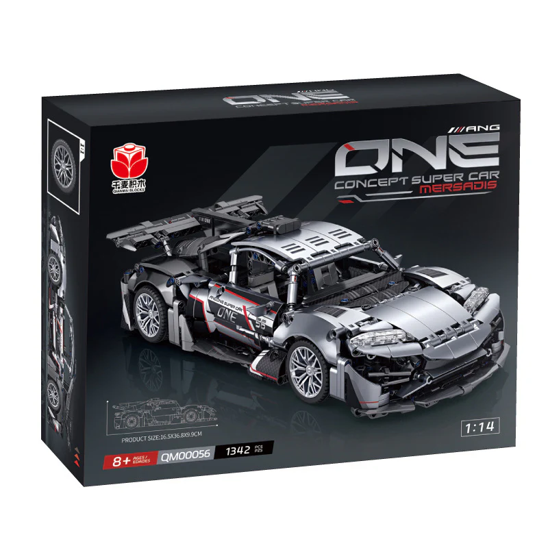 1342 pcs QM00056 ONE Concept Super Car - Image 4
