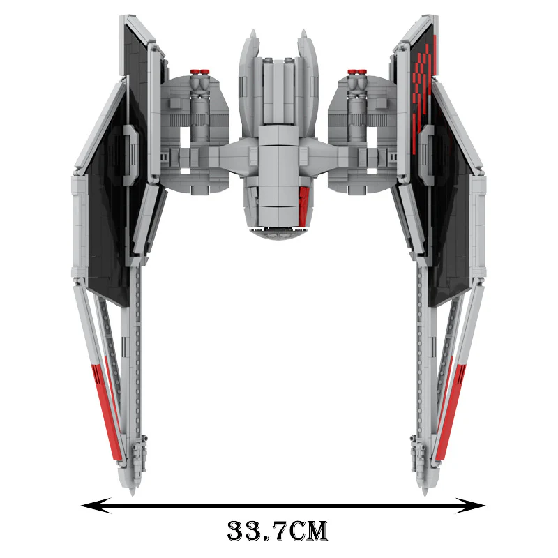 1350pcs MOC-117471 TIE MKII Screamer Interceptor (TIE/sc) - Image 3