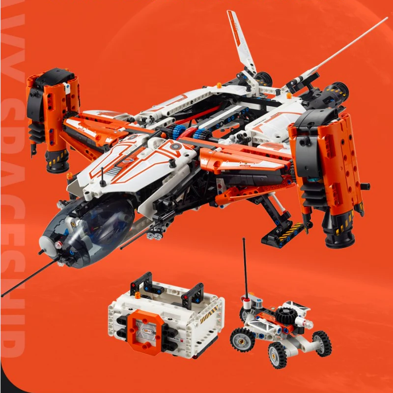 1365pcs 80281 VTOL Heavy Cargo Spaceship LT81 - Image 3