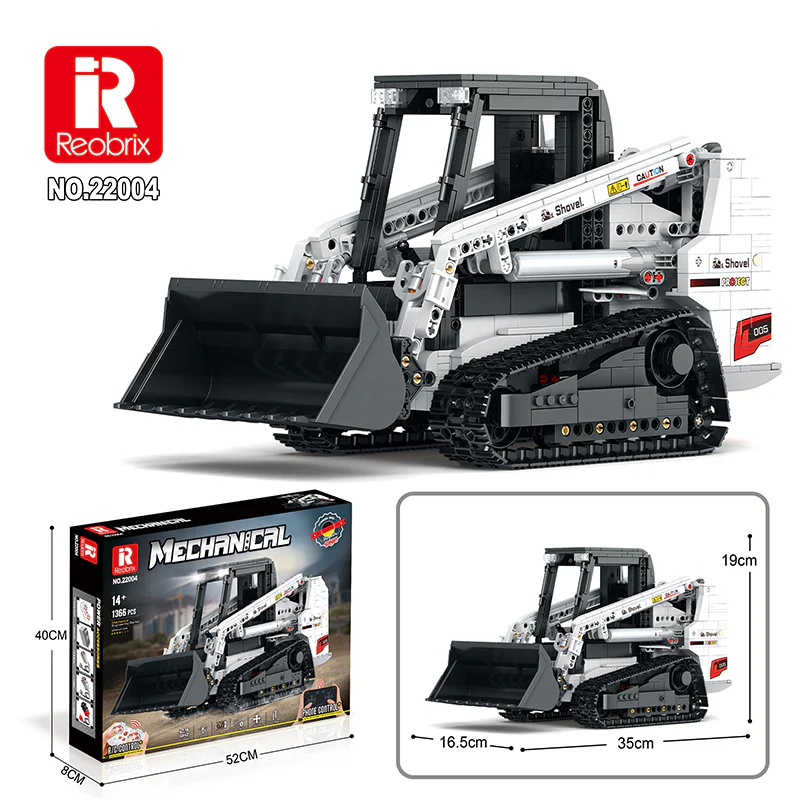 1366PCS Reobrix 22004 Mechanical Engineering Series Excavator - Image 3