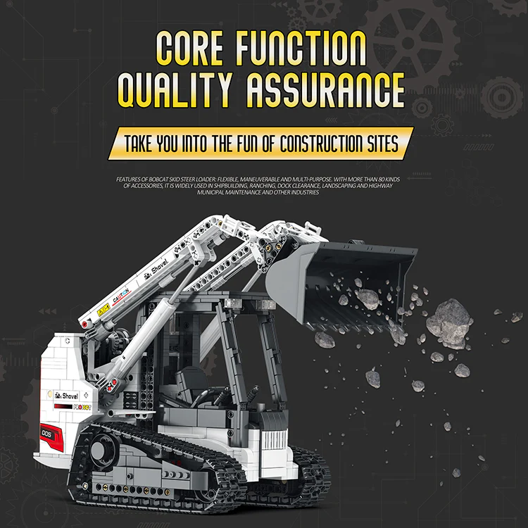1366PCS Reobrix 22004 Mechanical Engineering Series Excavator - Image 4