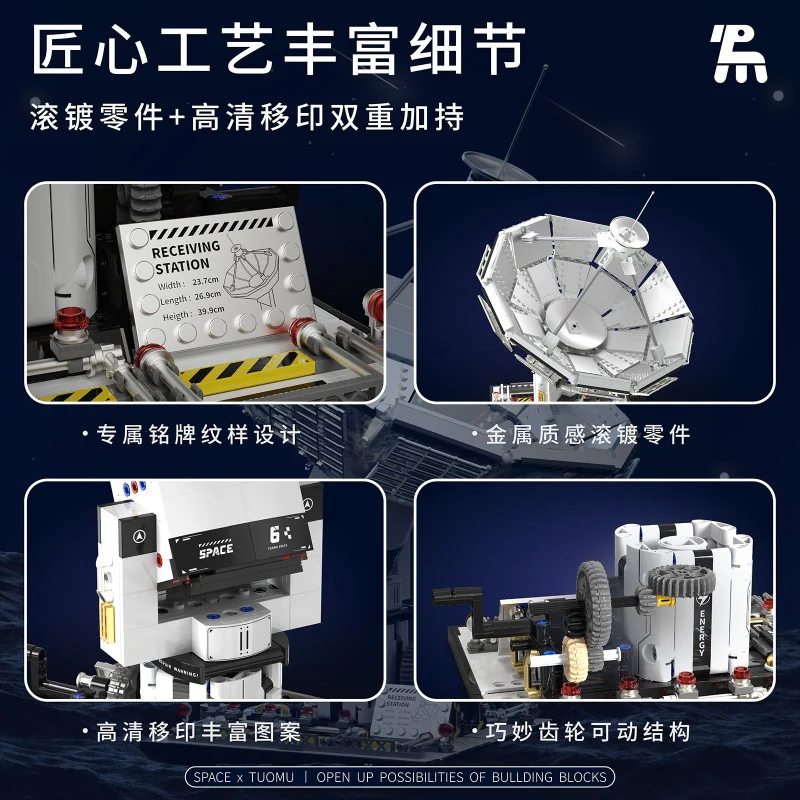 1375pcs TUOMU T1017 Universe receiving base - Image 4