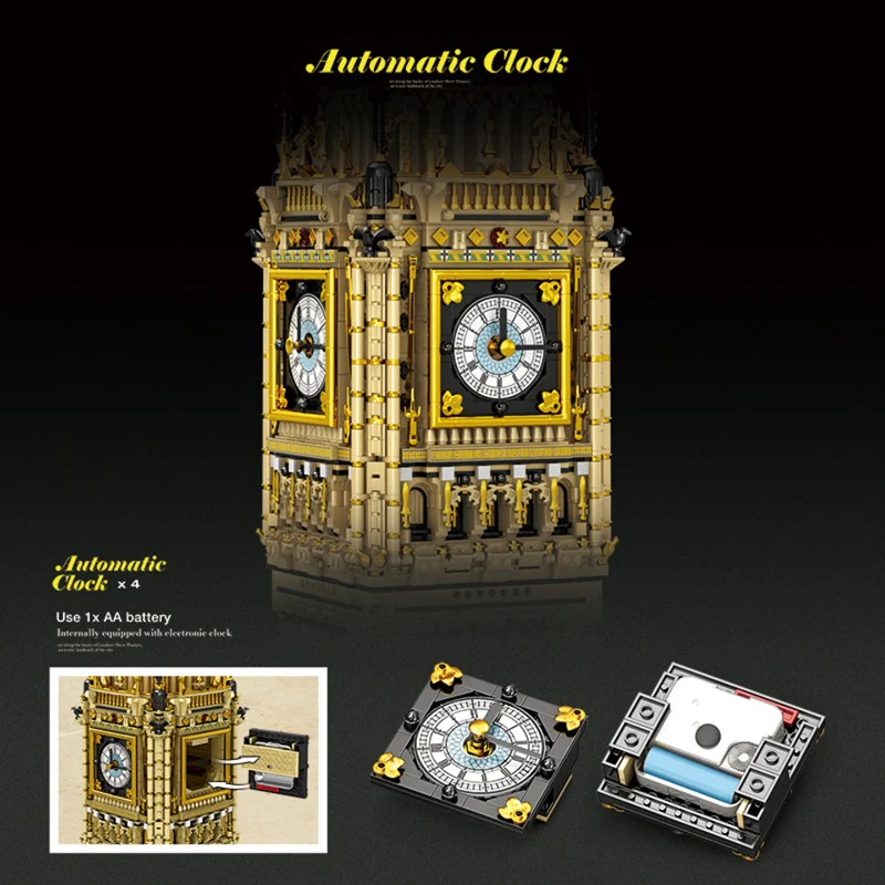 13825pcs Reobrix 55012 Big Ben - Image 4