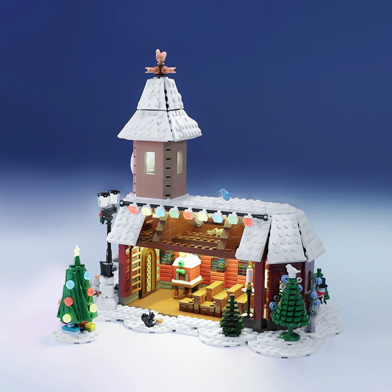 1383PCS MOC-167612,winter village - Image 2