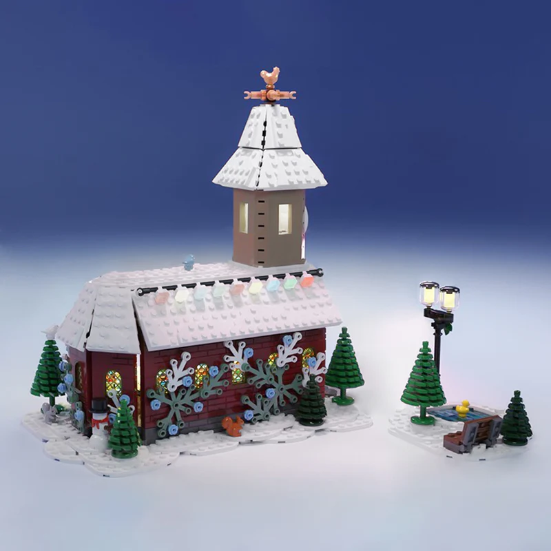 1383PCS MOC-167612,winter village - Image 3