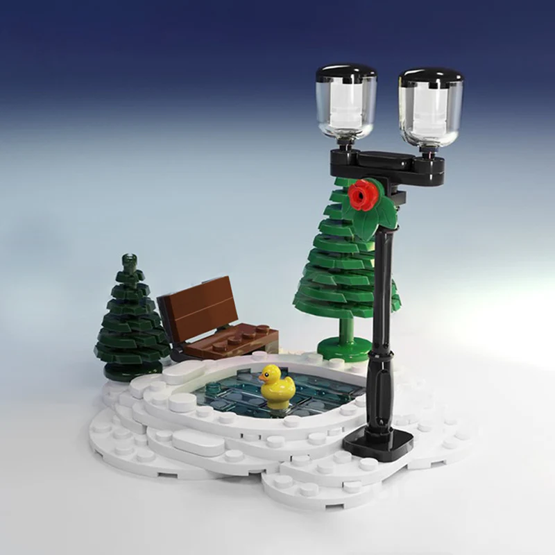 1383PCS MOC-167612,winter village - Image 5