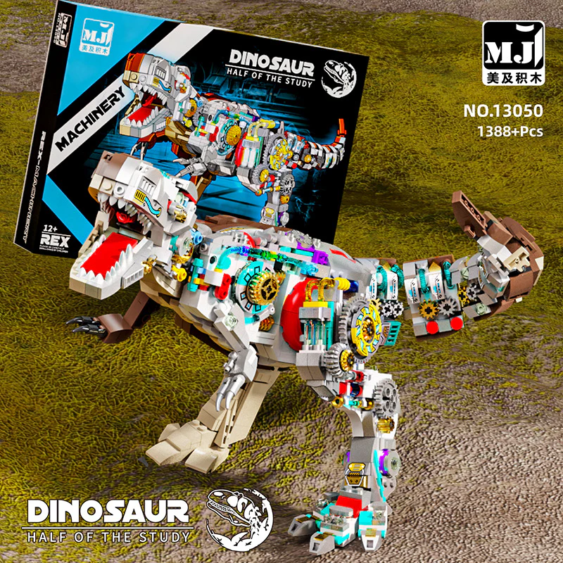 1388 pcs MJI 13050 Dinosaur REX & 13051 Dinosaur - Image 3