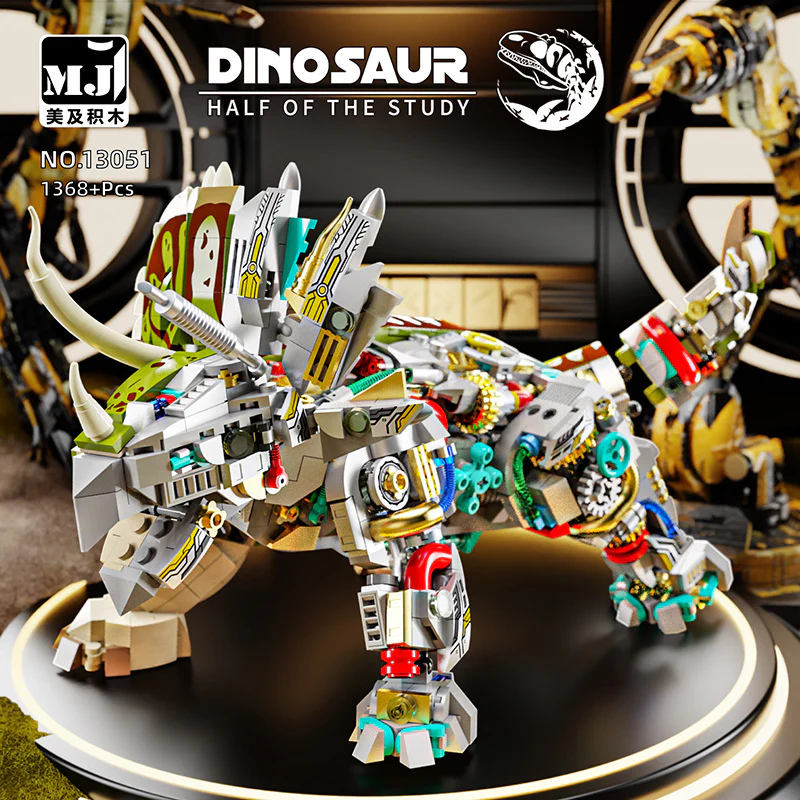 1388 pcs MJI 13050 Dinosaur REX & 13051 Dinosaur - Image 4