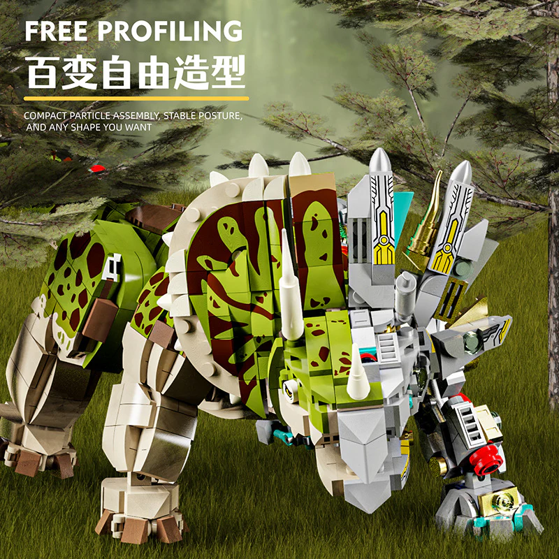 1388 pcs MJI 13050 Dinosaur REX & 13051 Dinosaur - Image 5