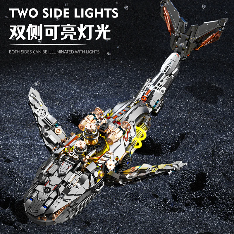 1388 pcs MJi 13059 Semi Mechanical Whale - Image 5