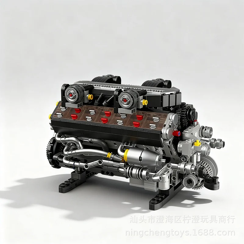 1409pcs 36301 V12 DOHC ENGINE - Image 4