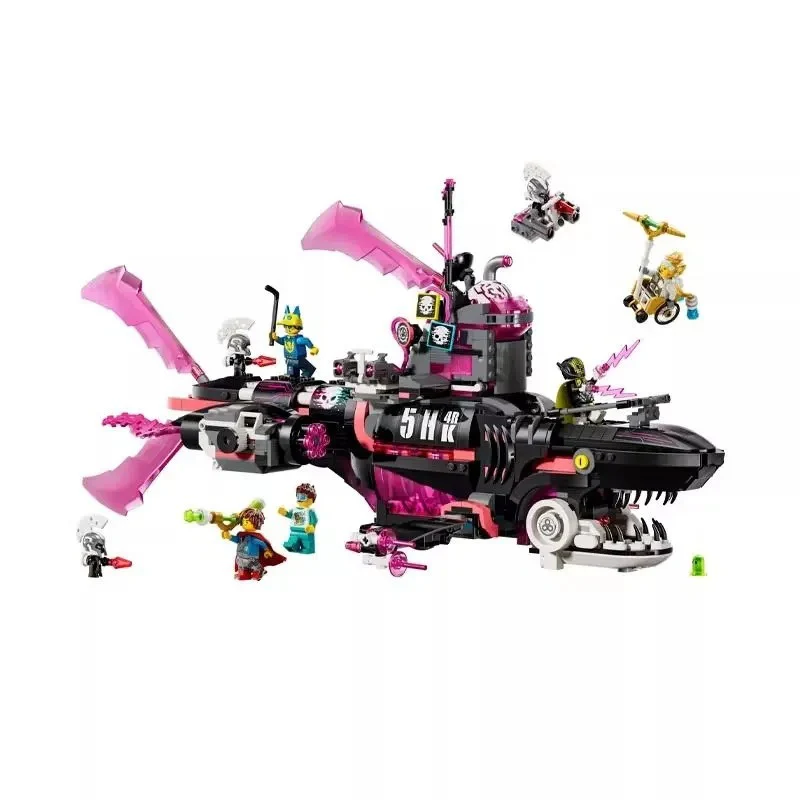 1413 pcs Nightmare Shark Submarine - Image 5