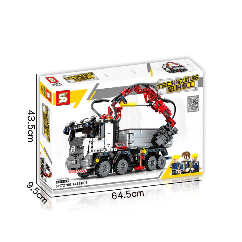 1416PCS 72700 Engineering Heavy Truck - Image 6