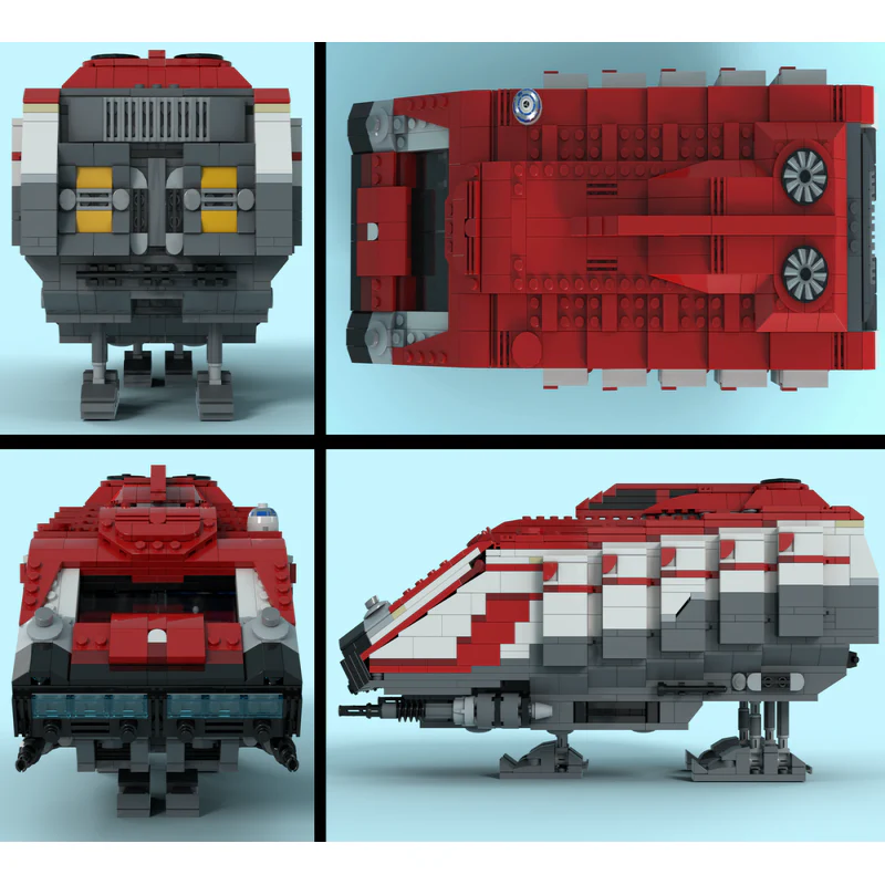 1433pcs MOC-118218 STARSPEEDER 1000 from Star Tours - Image 7