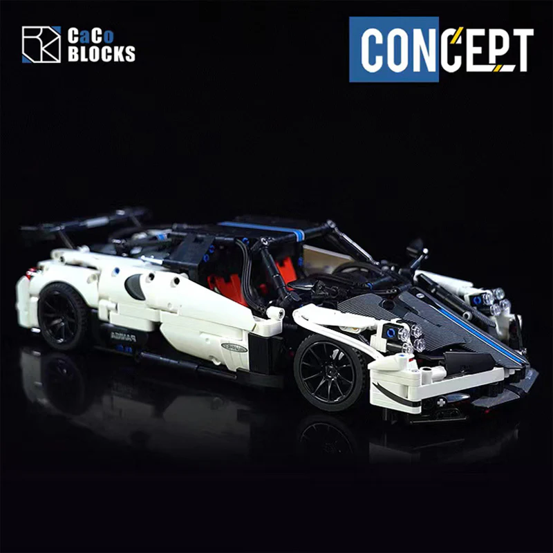 1443PCS Caco C017 Pagani Roadster Super Car 1:14 - Image 2