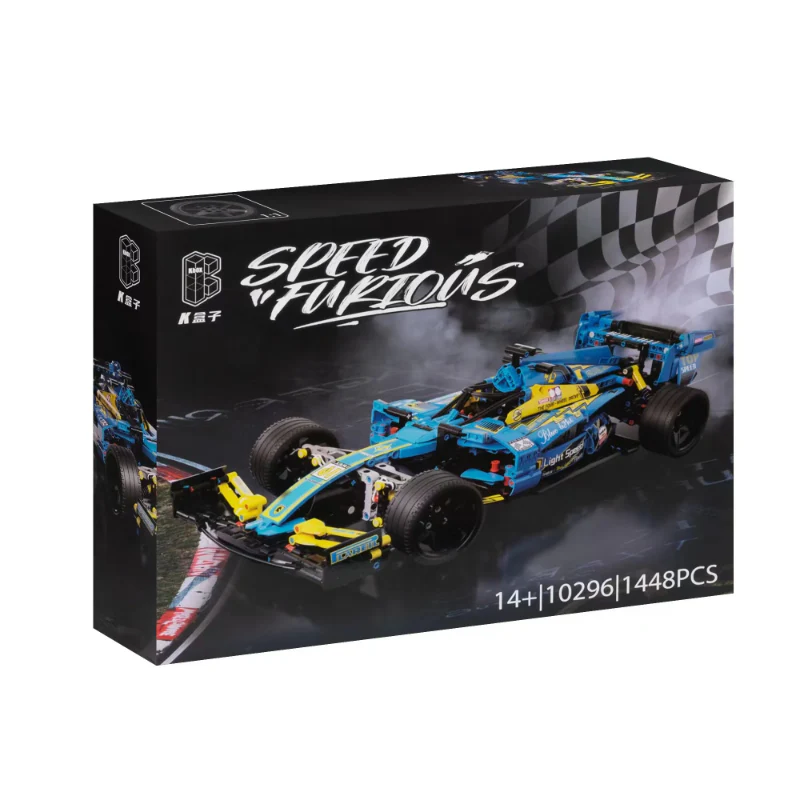 1448PCS KBOX 10295 10296 Ferrari Formula 1 Car - Image 2